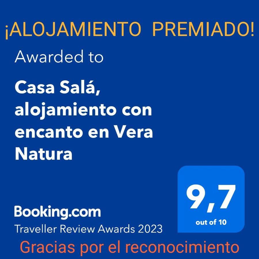 Casa Sala, Alojamiento Con Encanto En Vera Natura Kültér fotó